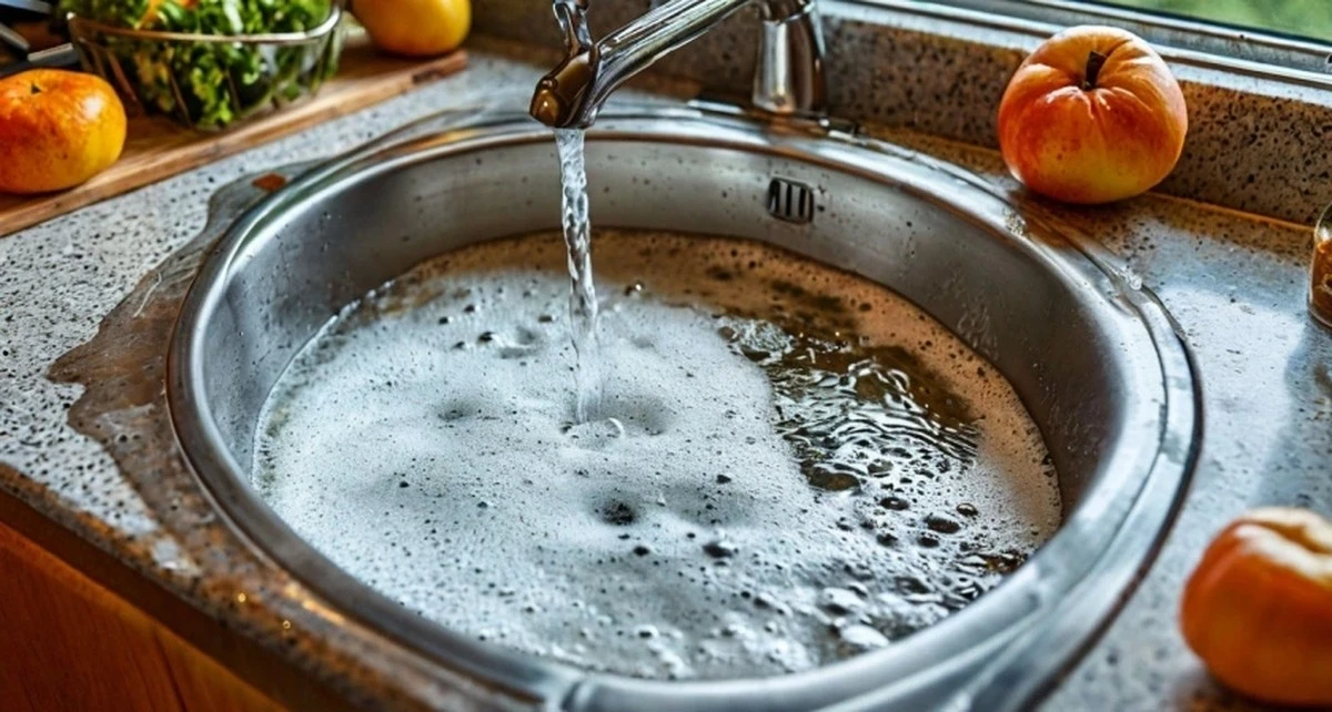 Łyżka i szklanka sody w odpływie: tłuszcz znika w 5 minut—skuteczniej niż ocet i soda oczyszczona