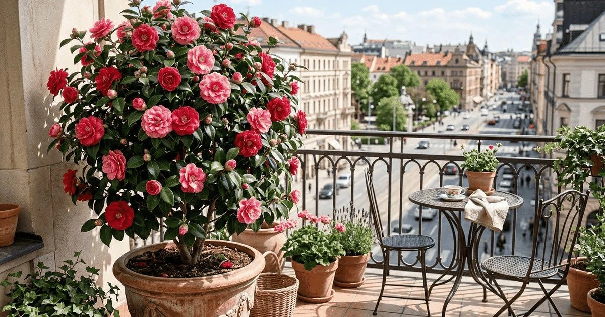 Camellia japonica: Twój własny ogród botaniczny na balkonie, nawet zimą