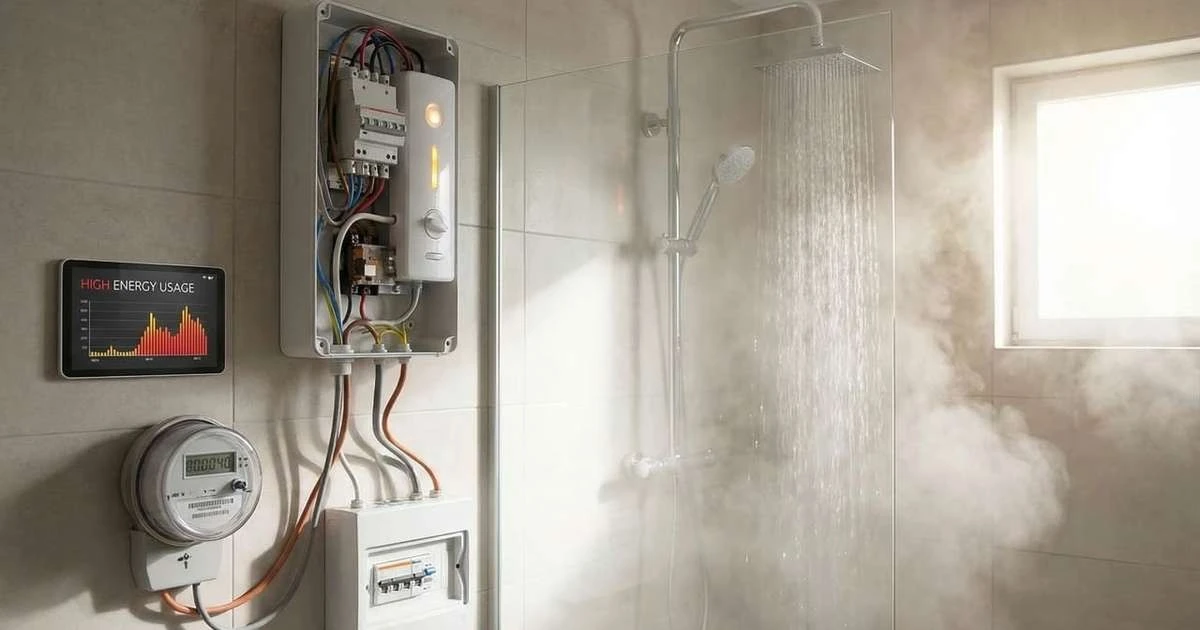 Ile naprawdę kosztuje godzinna kąpiel pod prysznicem z podgrzewaczem elektrycznym?