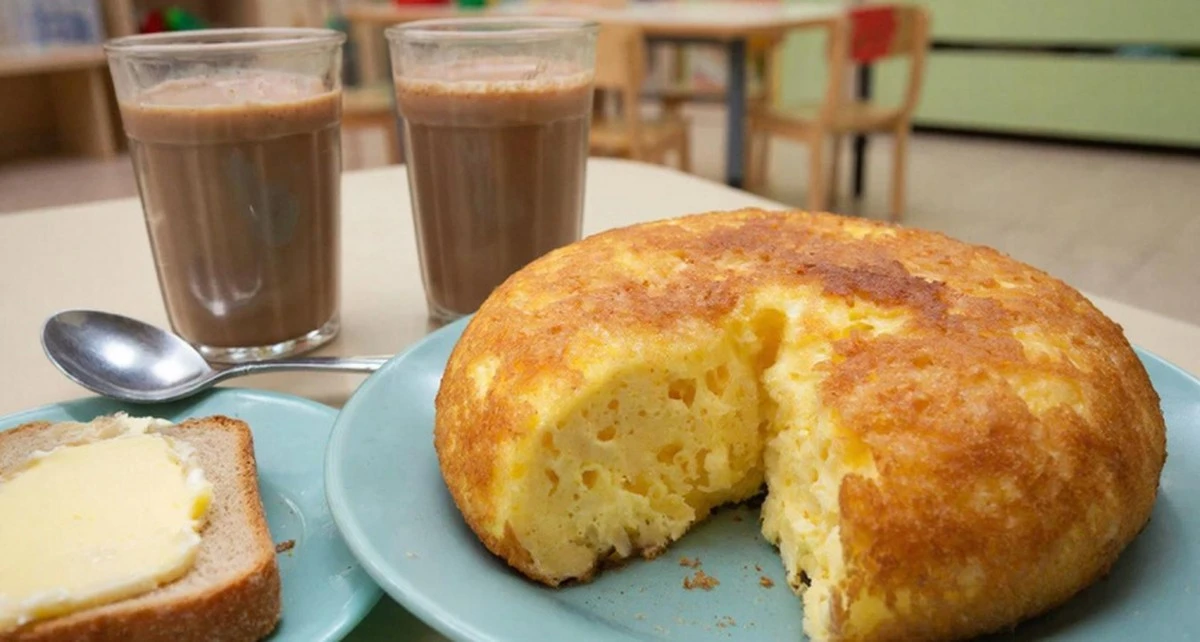 Dlaczego serwowali nam tak puszysty omlet w przedszkolu?