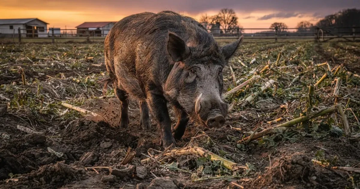 Gigantyczne dziki pustoszą polskie gospodarstwa: Jak ochronić zwierzęta i uprawy przed ich furią?