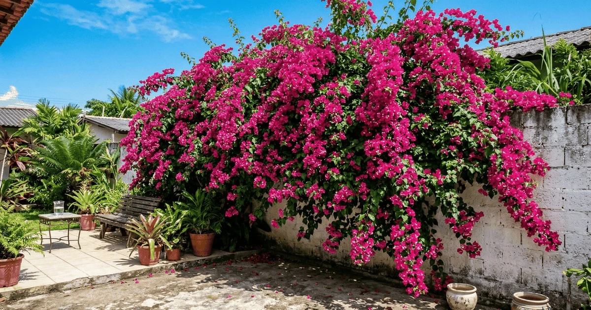 Bougainvillea: Sekretne triki na błyskawiczny wzrost i morze kwiatów na Twoim płocie