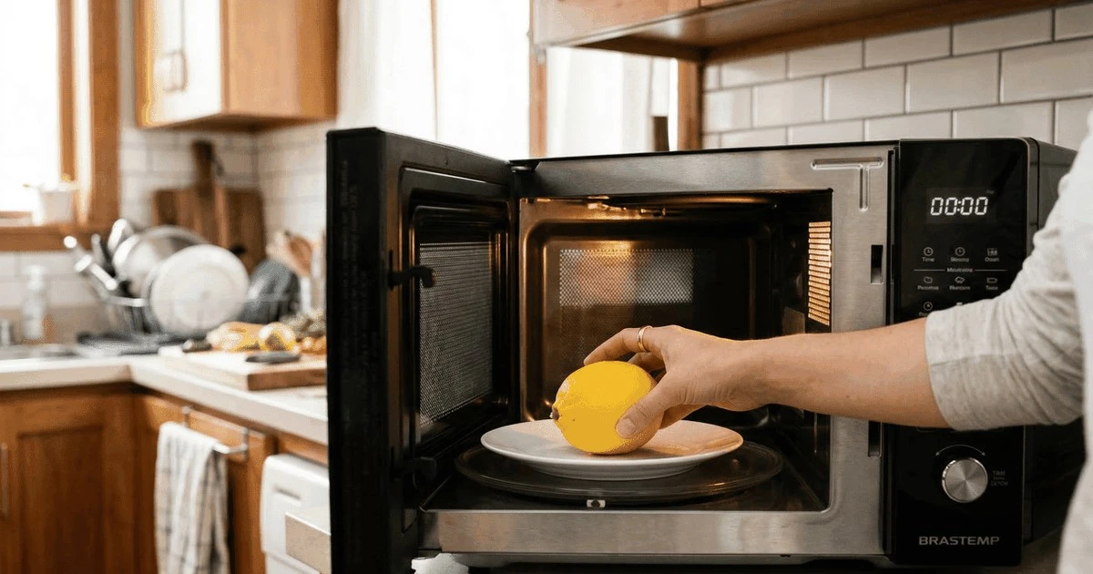 Podgrzej cytrynę lub pomarańczę przez 20 sekund w mikrofalówce i zobacz, co się stanie