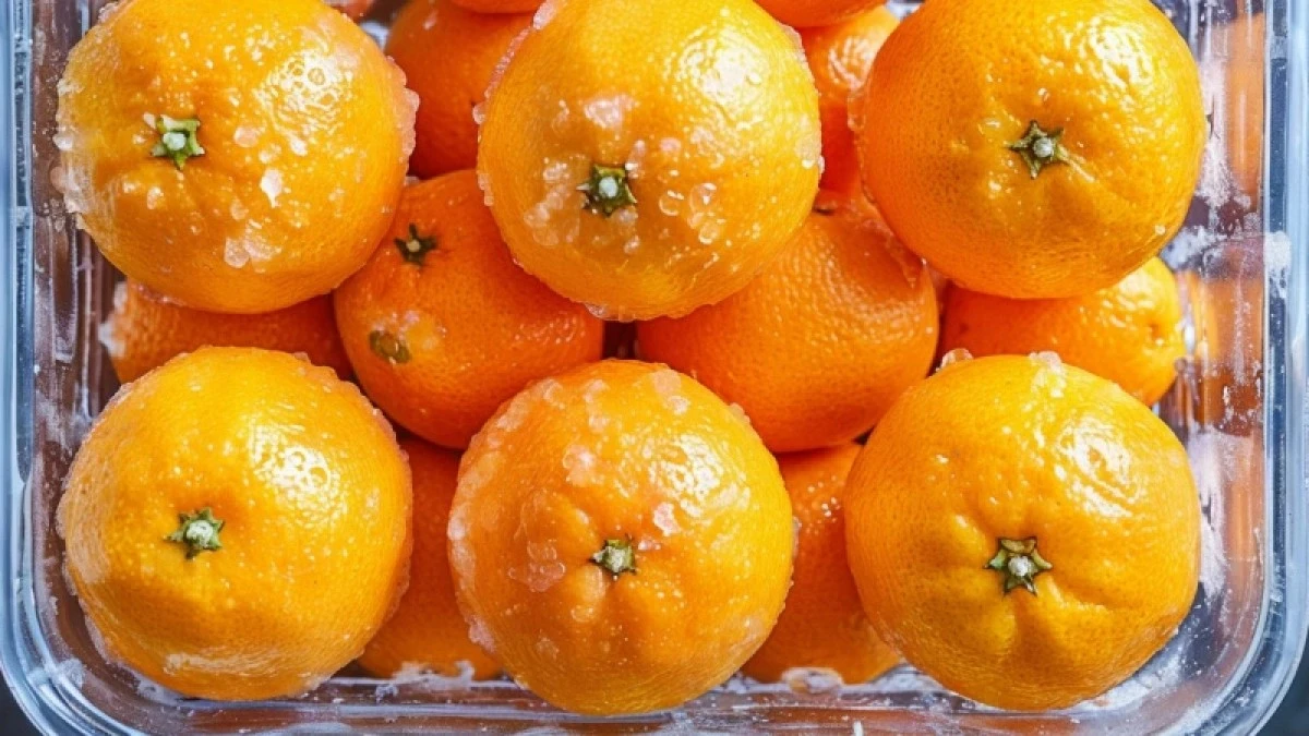 Pomarańcze w zamrażarce? Ten trik zmienia zimny owoc w deser godny gwiazdki Michelin