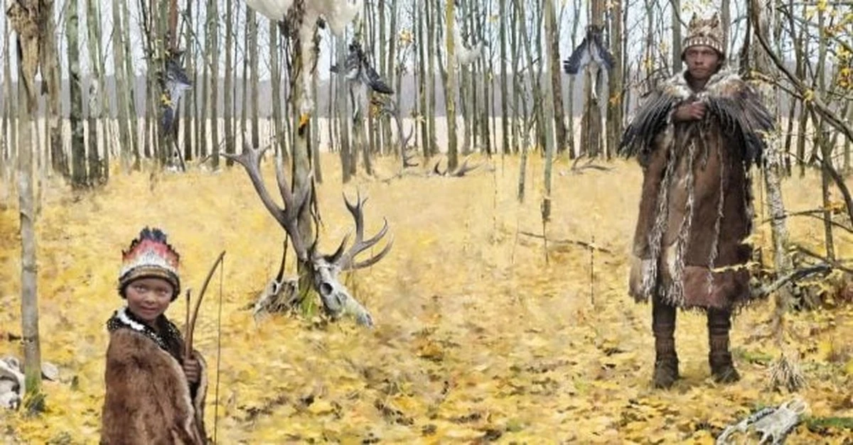 Znaleziono chłopca z epoki kamienia ubranego w renifera i ozdobionego piórami dzięcioła