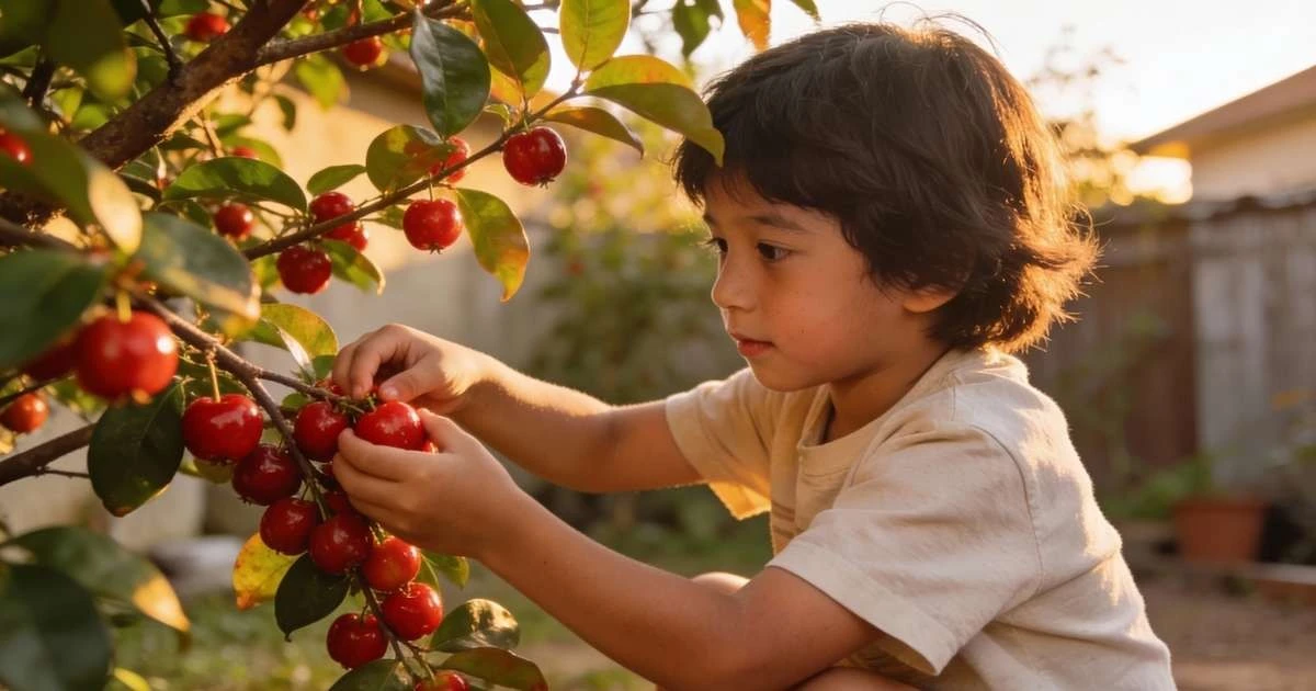 Acerola: cudowne drzewo, które daje cień, sok i dżemy prosto z gałęzi