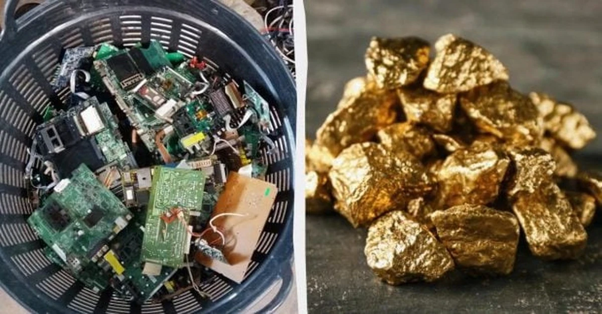 Jak odzyskać złoto z elektrośmieci: Sekretny sposób naukowców zyskuje na popularności